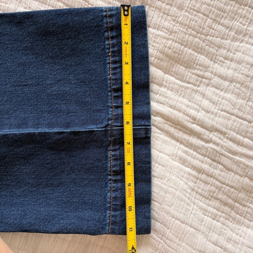 NEW SCOTCH & SODA High waisted Wide Leg COTTON Dark Blue Jeans 31” size 4,12 - Picture 10 of 16